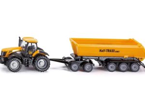 TRACTOR JCB 8250 CON QUINTA RUEDA Y COLOSO BIMET 1:87