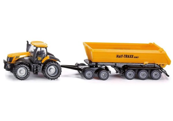TRACTOR JCB 8250 CON QUINTA RUEDA Y COLOSO BIMET 1:87