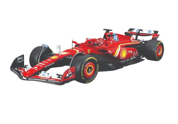 AUTO SFR FERRARI SF24 2024 CHARLES LECLERC CON PILOTO 1:24