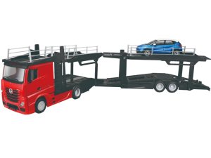 CAMION MERCEDES-BENZ ACTROS 4x2 TRANSPORTE AUTOMOVILES CON RENAULT CAPTUR 1:43