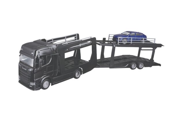CAMION SCANIA 770S 4x2 TRANSPORTE AUTOMOVILES CON LAMBORGHINI URSUS 1:43