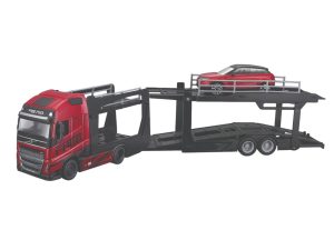 CAMION VOLVO FH16 GLOBETROTTER 750 4x2 TRANSPORTE AUTOMOVILES CON LAND ROVER LRX CONCEPT 1:43