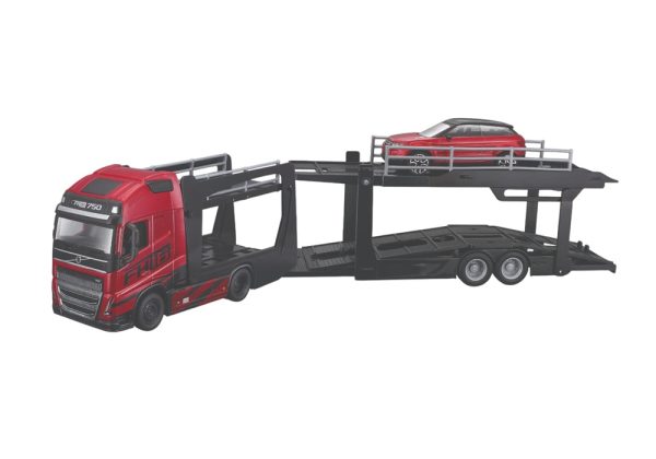 CAMION VOLVO FH16 GLOBETROTTER 750 4x2 TRANSPORTE AUTOMOVILES CON LAND ROVER LRX CONCEPT 1:43