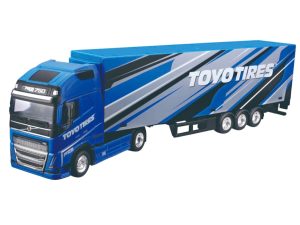 CAMION VOLVO FH16 GLOBETROTTER 750 XXL 4x2 CON SEMIRREMOLQUE TOYOTIRES 1:43