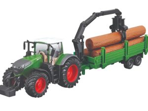TRACTOR FENDT 1050 VARIO FORESTAL CON TRONCOS 1:50