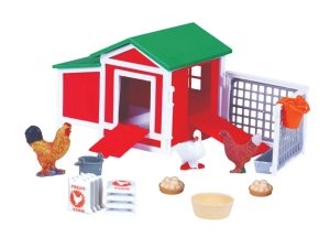 SET GALLINERO COMPLETO CON TRACTOR 1:50