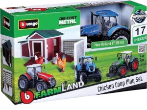 SET GALLINERO COMPLETO CON TRACTOR 1:50