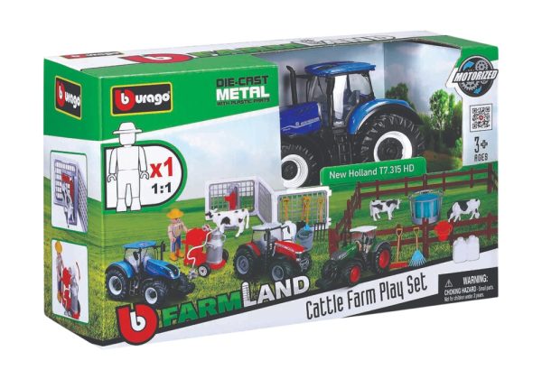 SET GRANJA COMPLETO CON TRACTOR 1:50