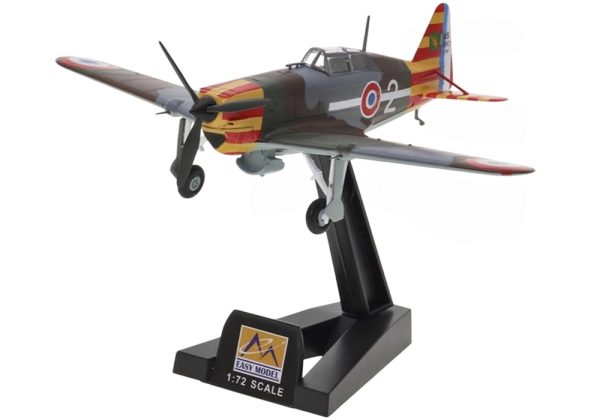 AVION M.S.406 1938 FUERZA AEREA ESCUADRON 2 VICHY WORLD WAR II 1:72