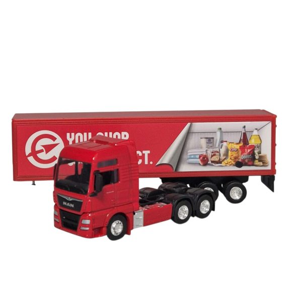 CAMION MAN CON SEMIRREMOLQUE YOU SHOP 1:64 - Imagen 4