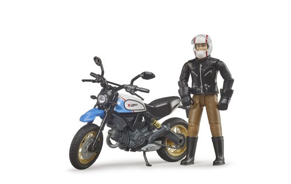 MOTO DUCATI ENDURO DESERT SLED CON PILOTO 1:16 - Imagen 2