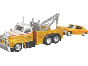 CAMION GRUA MACK B-61 CON BUICK RIVIERA 1:64