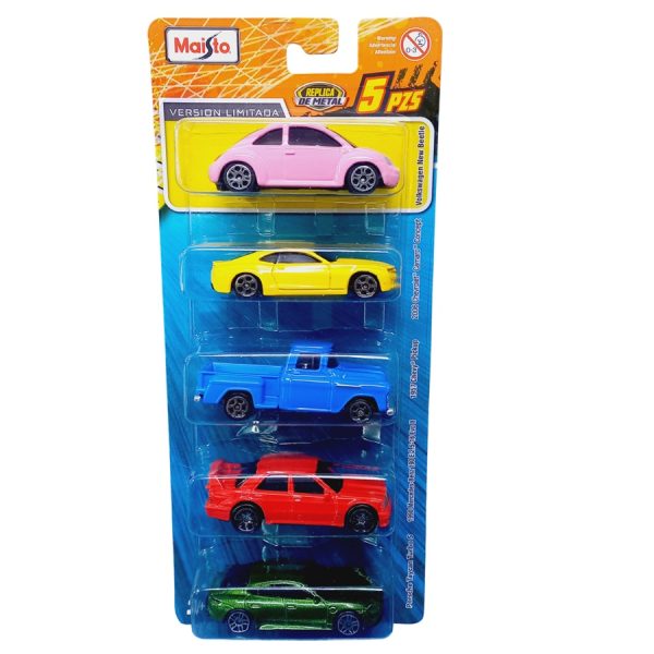 SET 5 AUTOS COLECCION MAISTO 3"