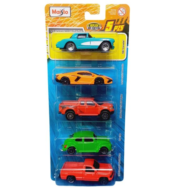 SET 5 AUTOS COLECCION MAISTO 3"