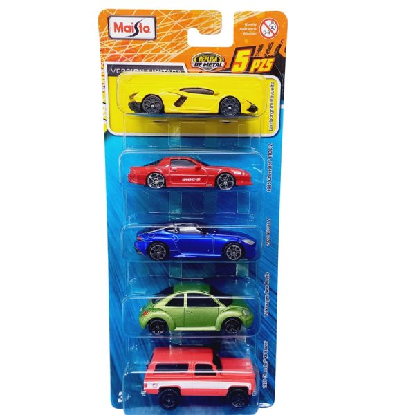 SET 5 AUTOS COLECCION MAISTO 3"