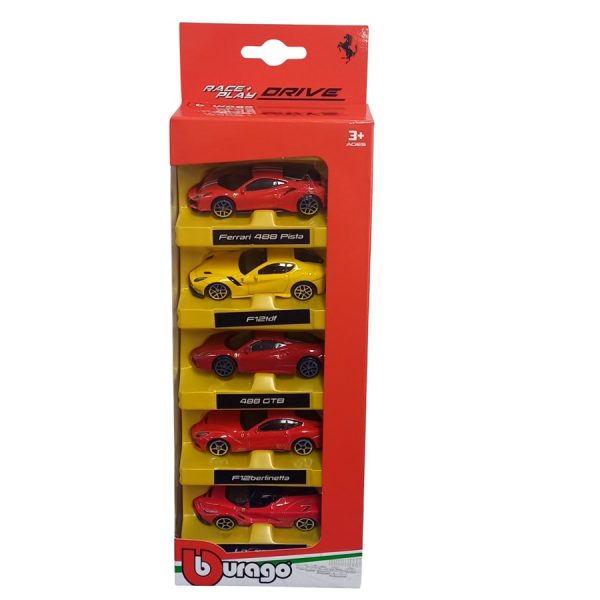 SET AUTOS FERRARI 1 1:64