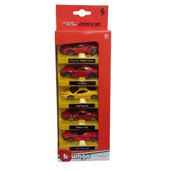 SET AUTOS FERRARI 2 1:64