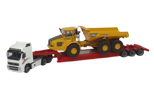 CAMION VOLVO FH12 6x4 CAMA BAJA CON VOLVO A40D 1:87