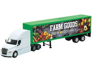 CAMION FREIGHTLINER CASCADIA 6x4 CON SEMIRREMOLQUE FARM GOODS 1:64