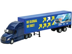 CAMION FREIGHTLINER CASCADIA 6x4 CON SEMIRREMOLQUE BE GLOBAL 1:64