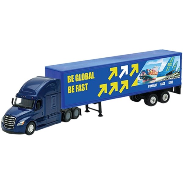 CAMION FREIGHTLINER CASCADIA 6x4 CON SEMIRREMOLQUE BE GLOBAL 1:64