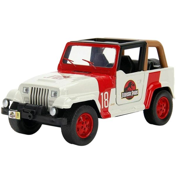 JEEP WRANGLER 18 1992 JURASSIC PARK 1:32