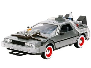 AUTO VOLVER AL FUTURO III CON LUCES 1:24