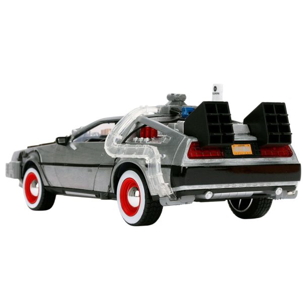 AUTO VOLVER AL FUTURO III CON LUCES 1:24 - Imagen 7