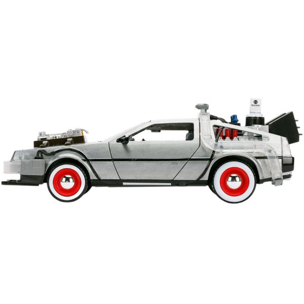 AUTO VOLVER AL FUTURO III CON LUCES 1:24 - Imagen 6