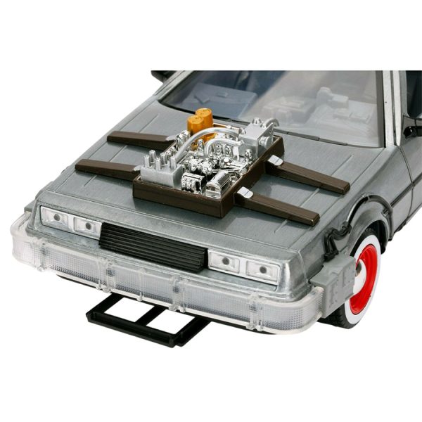 AUTO VOLVER AL FUTURO III CON LUCES 1:24 - Imagen 5
