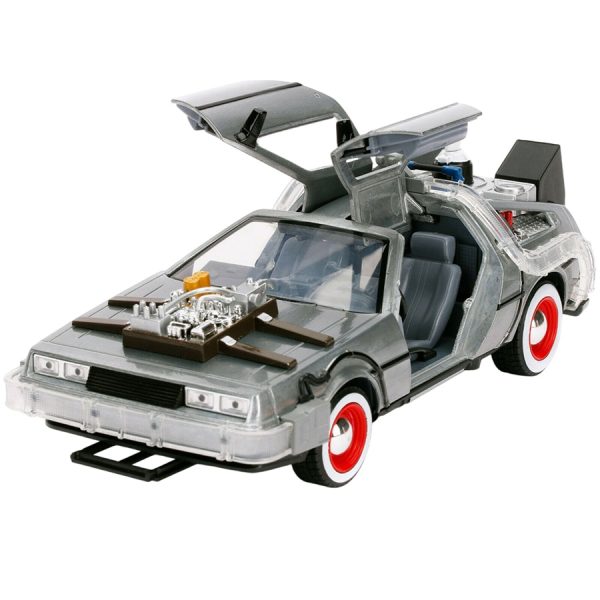 AUTO VOLVER AL FUTURO III CON LUCES 1:24 - Imagen 3
