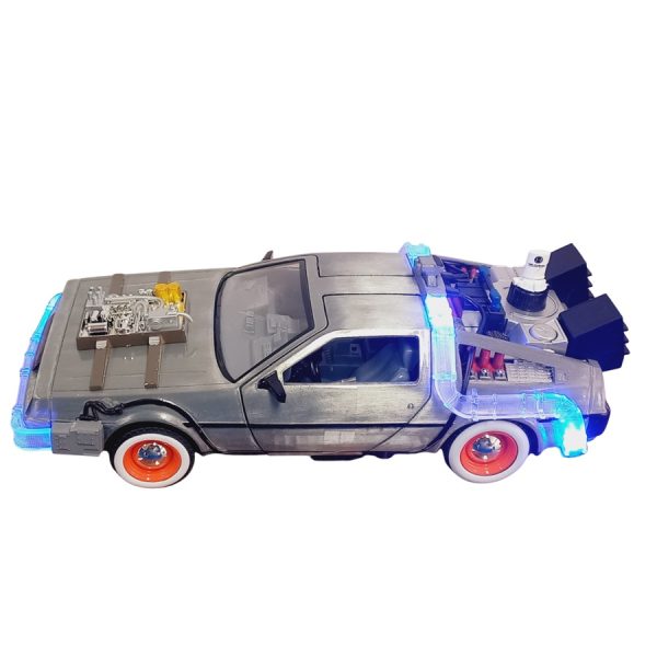 AUTO VOLVER AL FUTURO III CON LUCES 1:24 - Imagen 2