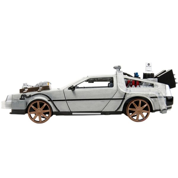 AUTO VOLVER AL FUTURO III CON LUCES 1:24 - Imagen 9