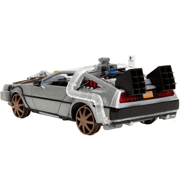 AUTO VOLVER AL FUTURO III CON LUCES 1:24 - Imagen 8