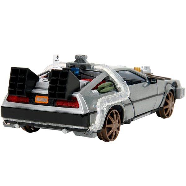 AUTO VOLVER AL FUTURO III CON LUCES 1:24 - Imagen 7