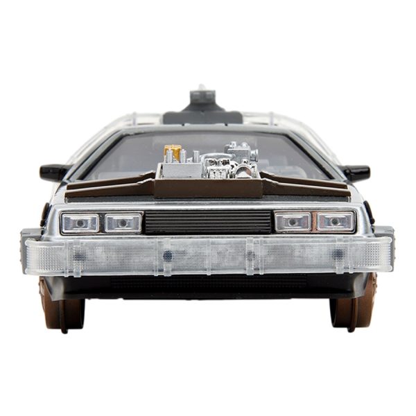 AUTO VOLVER AL FUTURO III CON LUCES 1:24 - Imagen 6