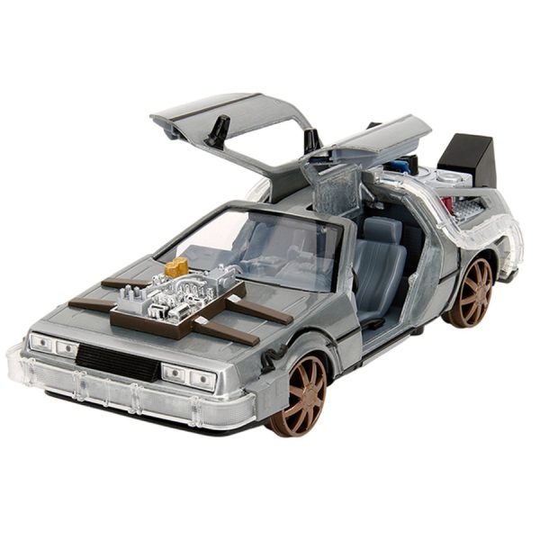 AUTO VOLVER AL FUTURO III CON LUCES 1:24 - Imagen 4