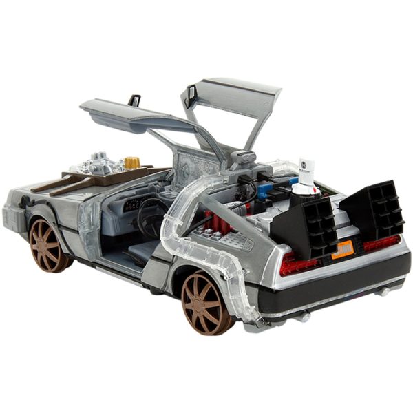 AUTO VOLVER AL FUTURO III CON LUCES 1:24 - Imagen 3