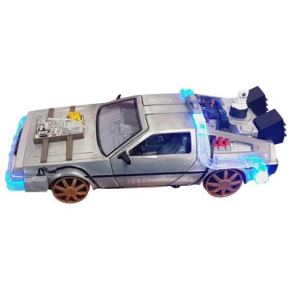 AUTO VOLVER AL FUTURO III CON LUCES 1:24 - Imagen 2