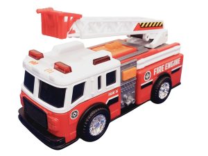 CAMION BOMBEROS CON LUCES Y SONIDO 19X9X12CM