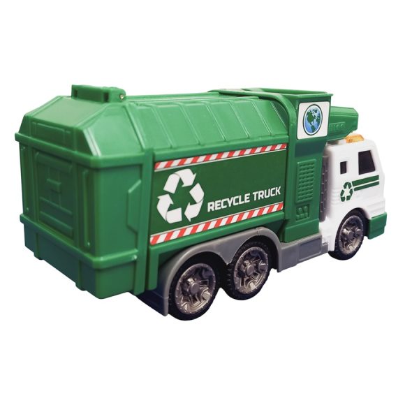 CAMION RECICLAJE CON LUCES Y SONIDO 19X9X12CM - Imagen 3
