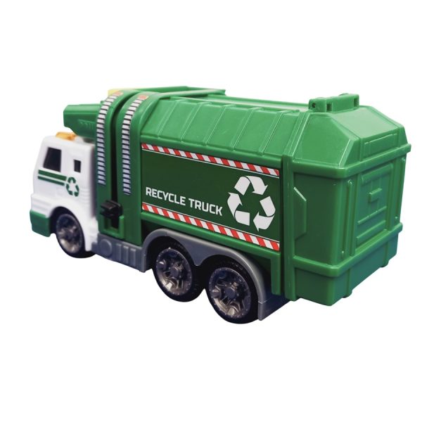 CAMION RECICLAJE CON LUCES Y SONIDO 19X9X12CM - Imagen 2