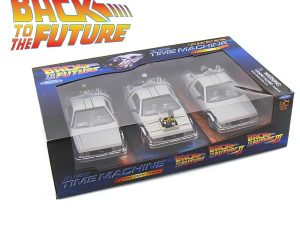 SET AUTOS VOLVER AL FUTURO I-II-III 1:24