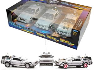SET AUTOS VOLVER AL FUTURO I-II-III 1:24