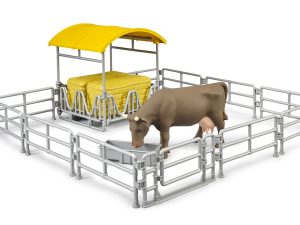 CORRAL C/ VACA Y FARDOS 1:16