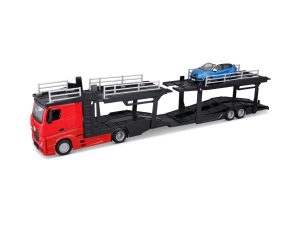 CAMION MERCEDES-BENZ ACTROS 4x2 TRANSPORTE AUTOMOVILES CON RENAULT CAPTUR 1:43