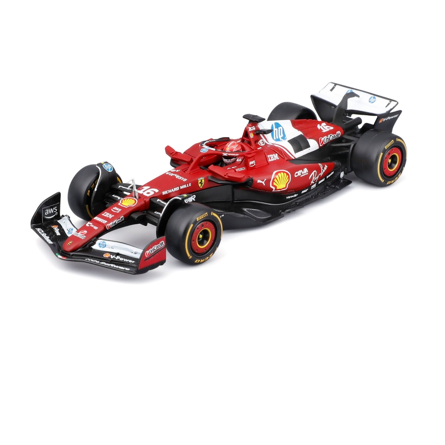 AUTO FERRARI SF25 C/C LECLERC #16 1:43