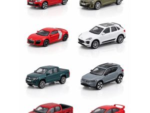PACK X8 VEHÍCULOS ESCALA 1:43 BBURAGO – AUTOS, SUVS Y CAMIONETAS